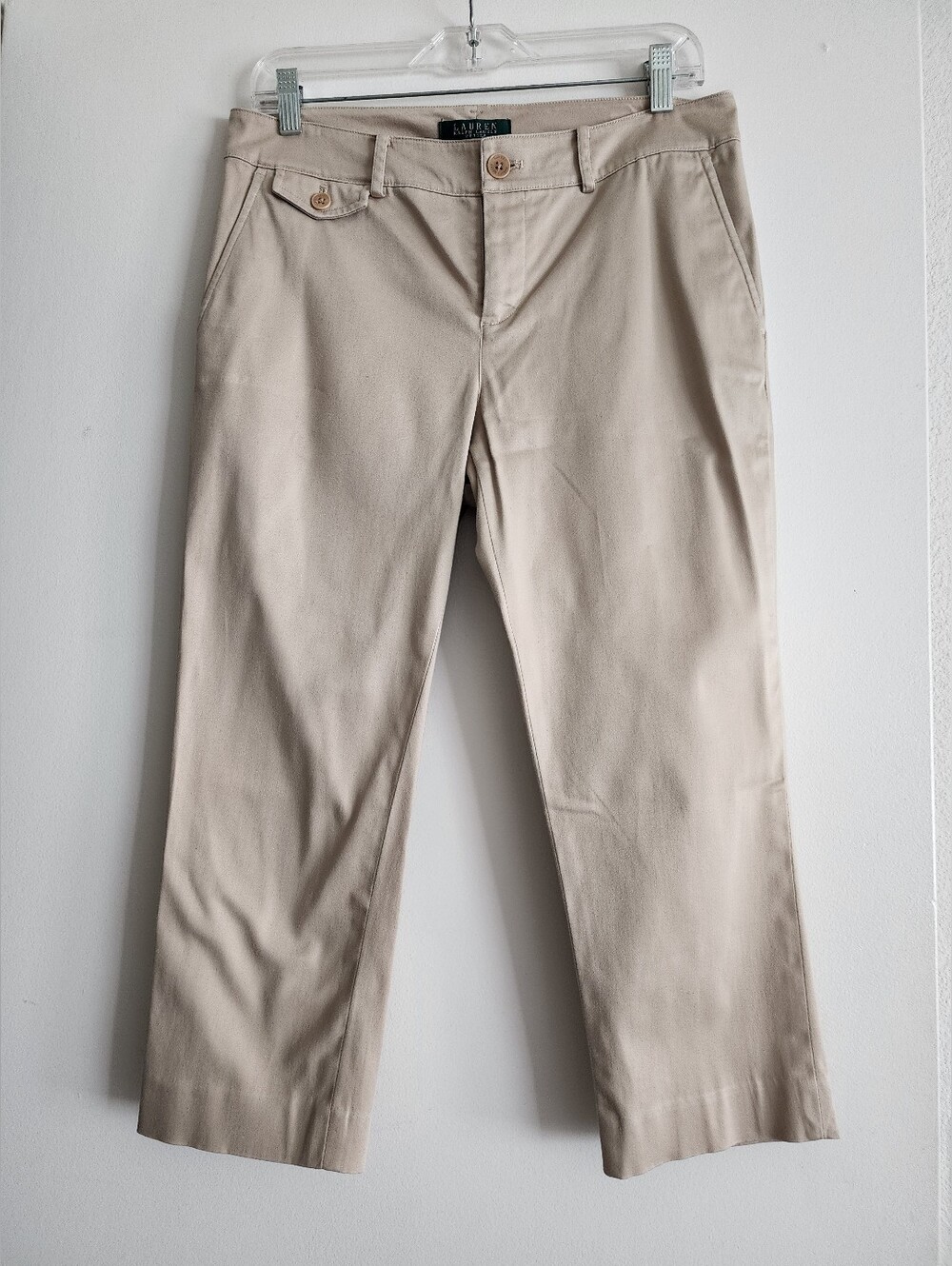 Lauren Ralph Lauren | Khaki Chino Crop Capris | Size 8P